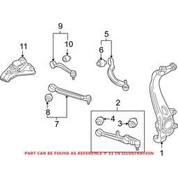 Audi Suspension Strut Mount Bracket 8E0412391C